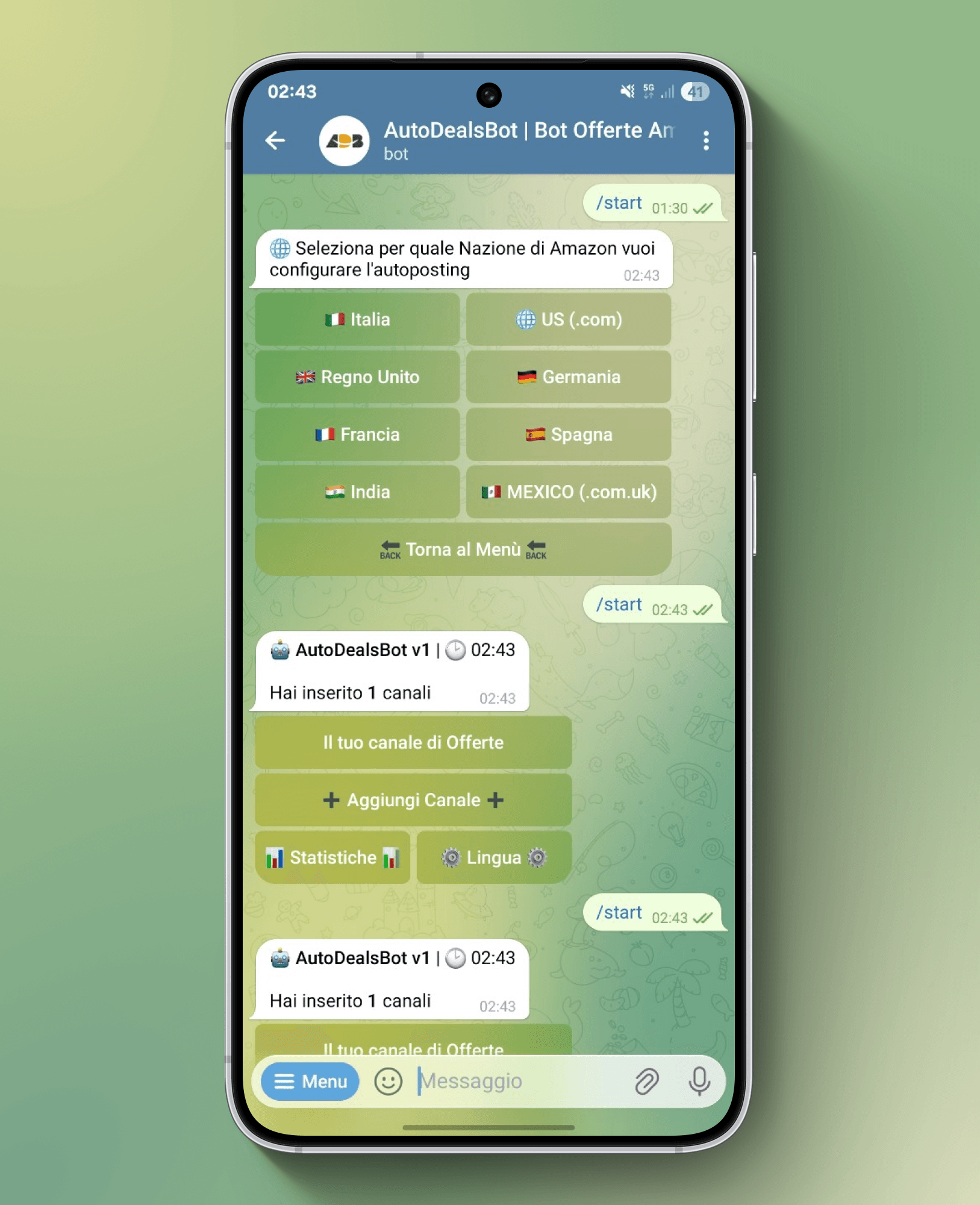 Bot de ofertas Amazon multi-país con soporte para 8 países