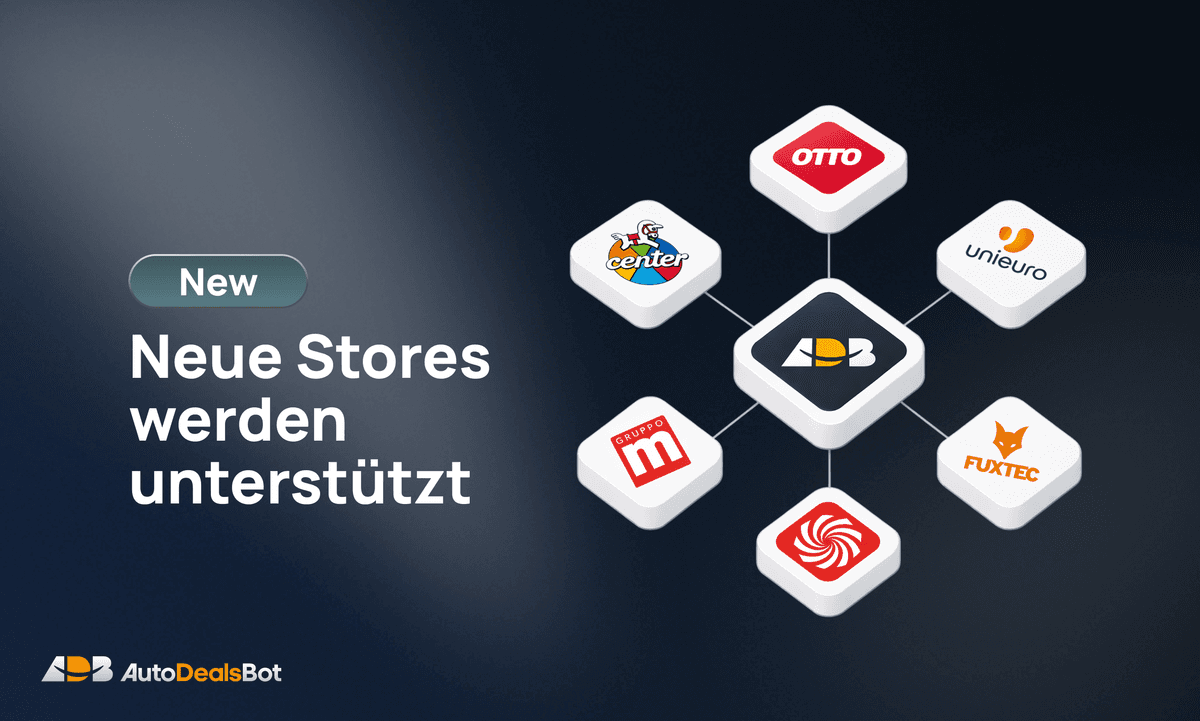 Neue Stores unterstützt