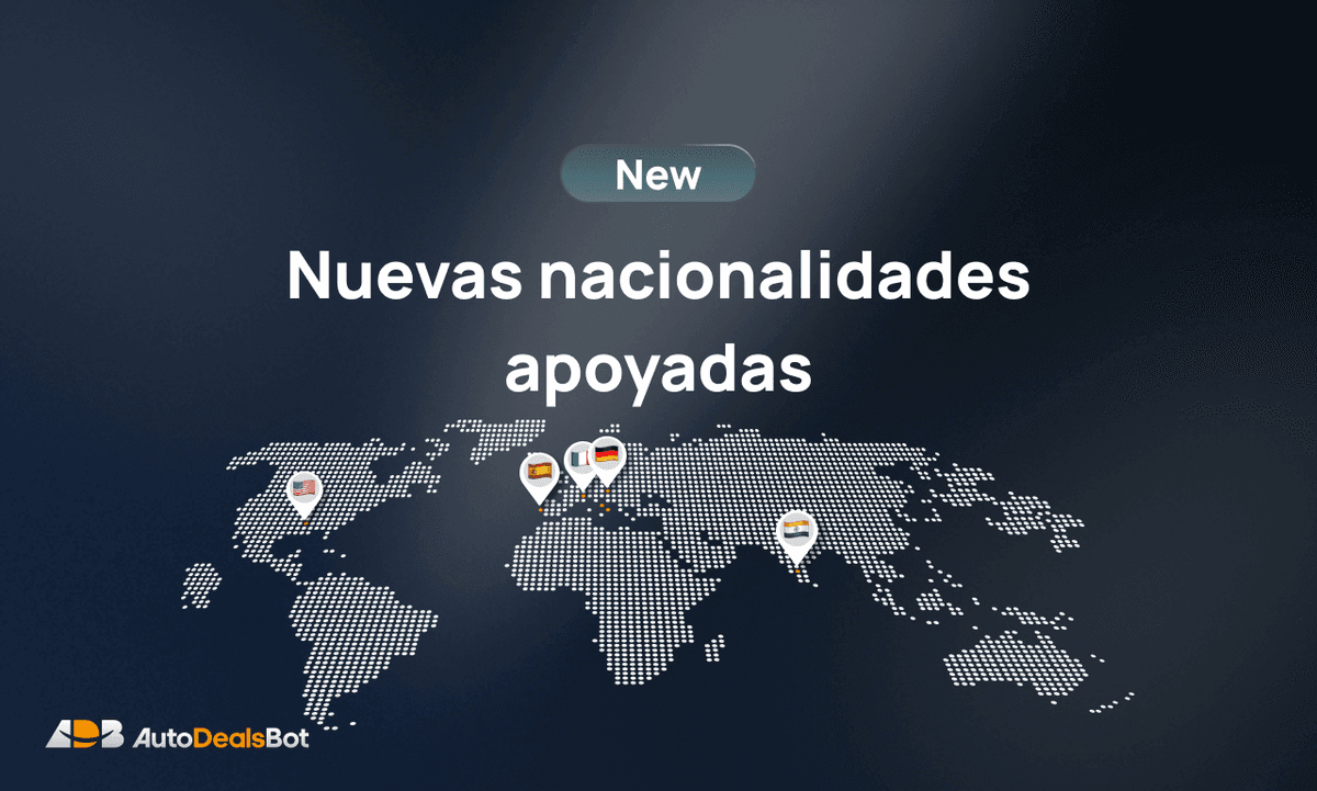 Nuevas nacionalidades soportadas