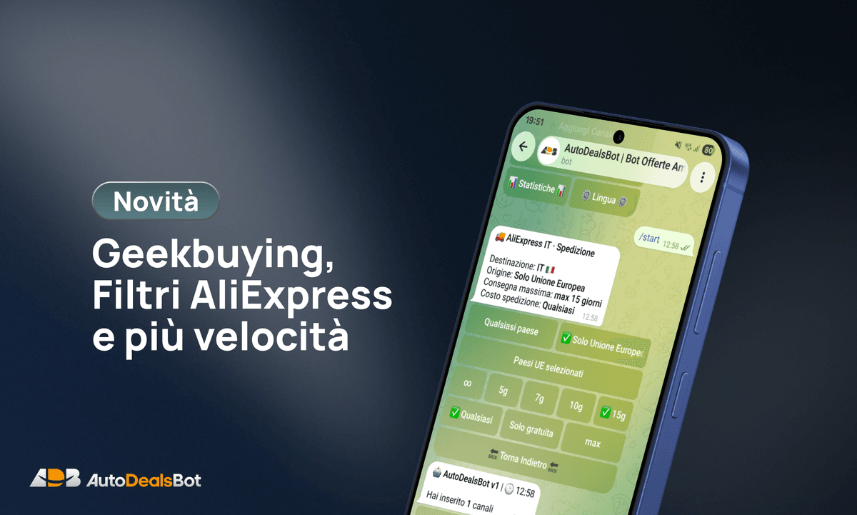 Geekbuying, filtri e più velocità